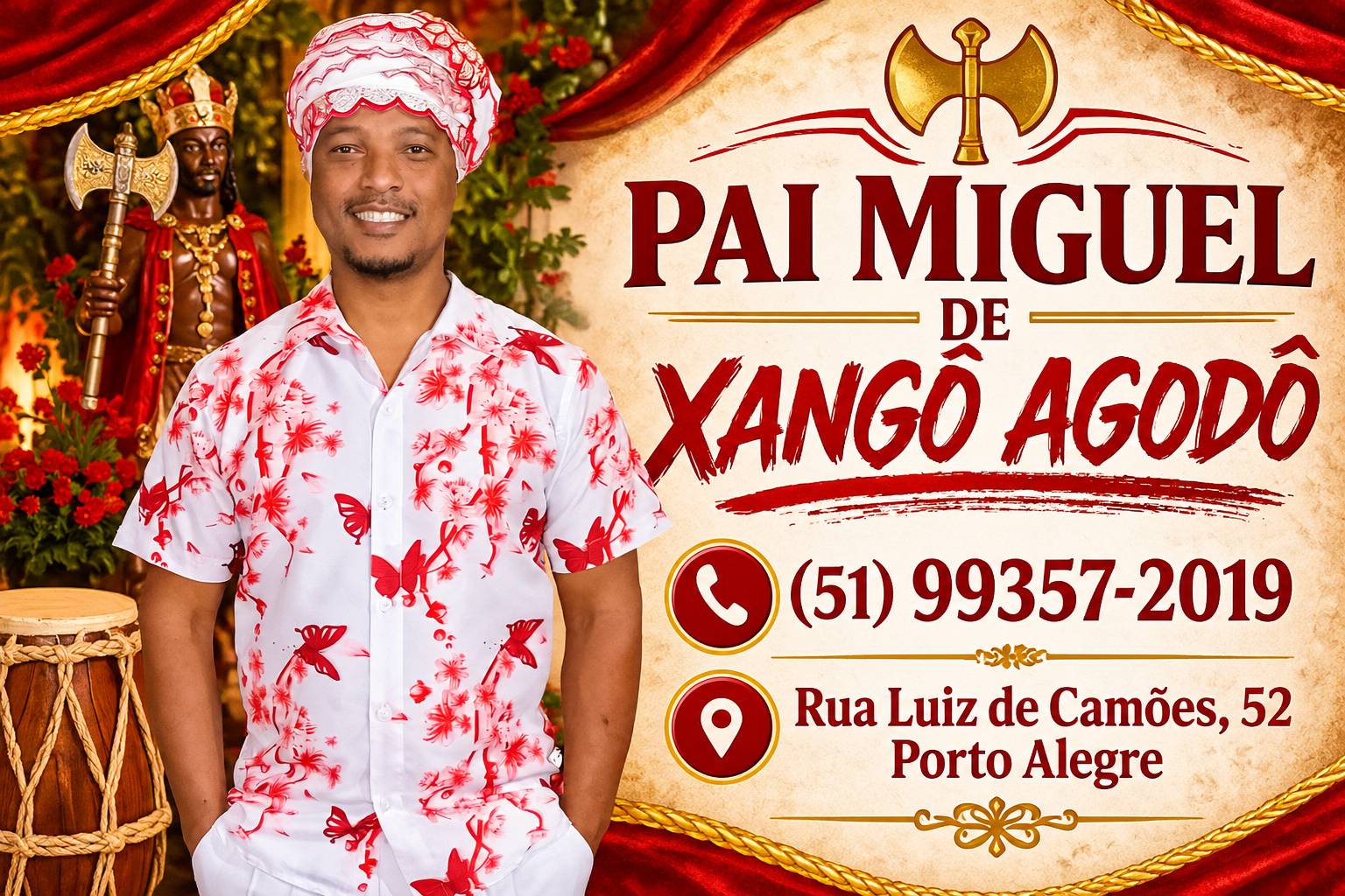 Foto 2 de Pai Miguel de Xangô Agodô