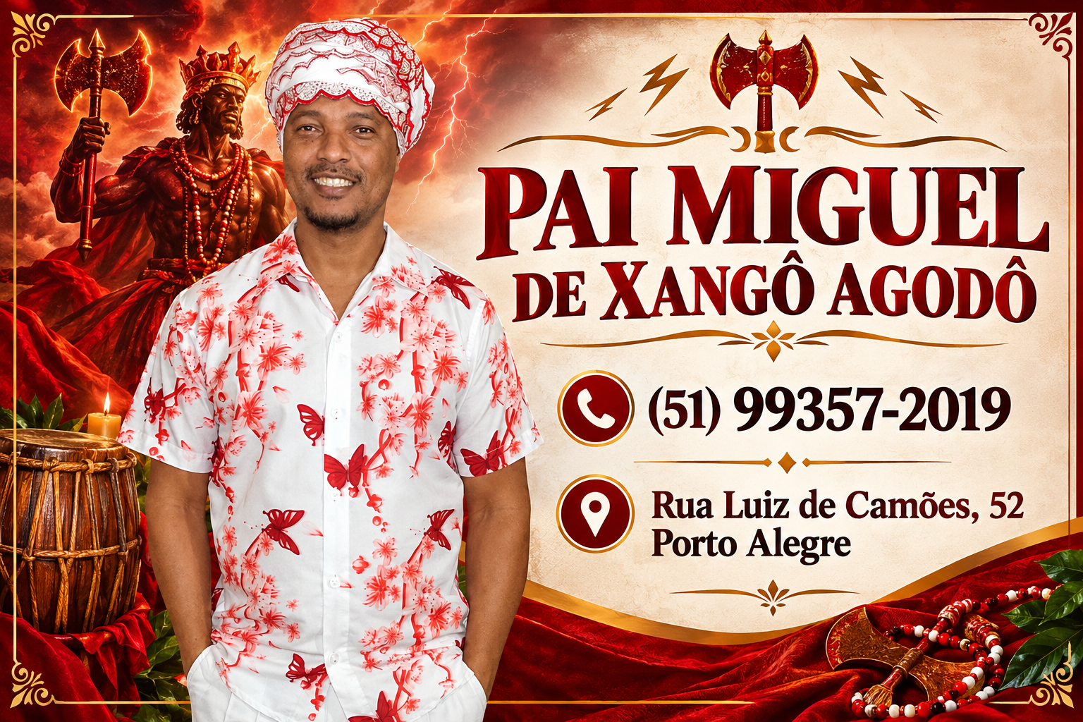 Foto 1 de Pai Miguel de Xangô Agodô